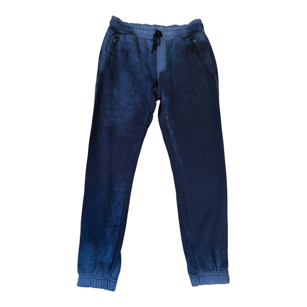 Cotton Citizen Navy Jogger Sweatpants Distressed Blue Made in USA XL NWOT